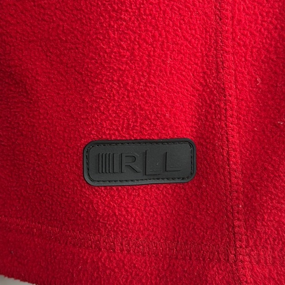 Lauren by Ralph Lauren red pullover quarter zip fleece - Picture 12 of 16